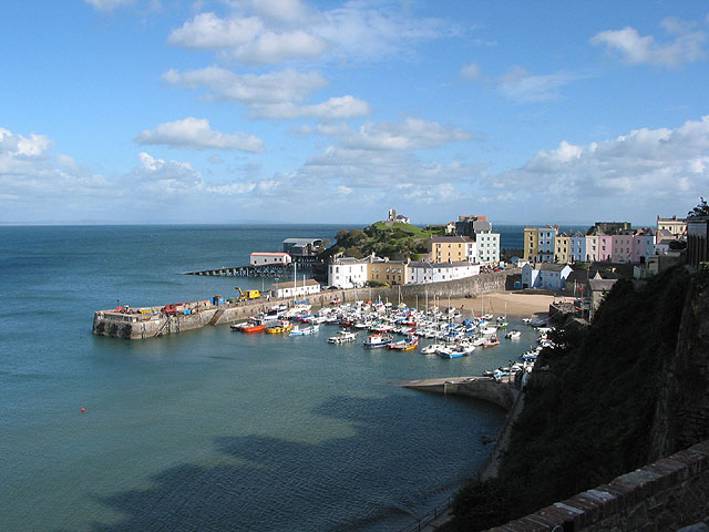 Tenby, Wales — sea and coastline