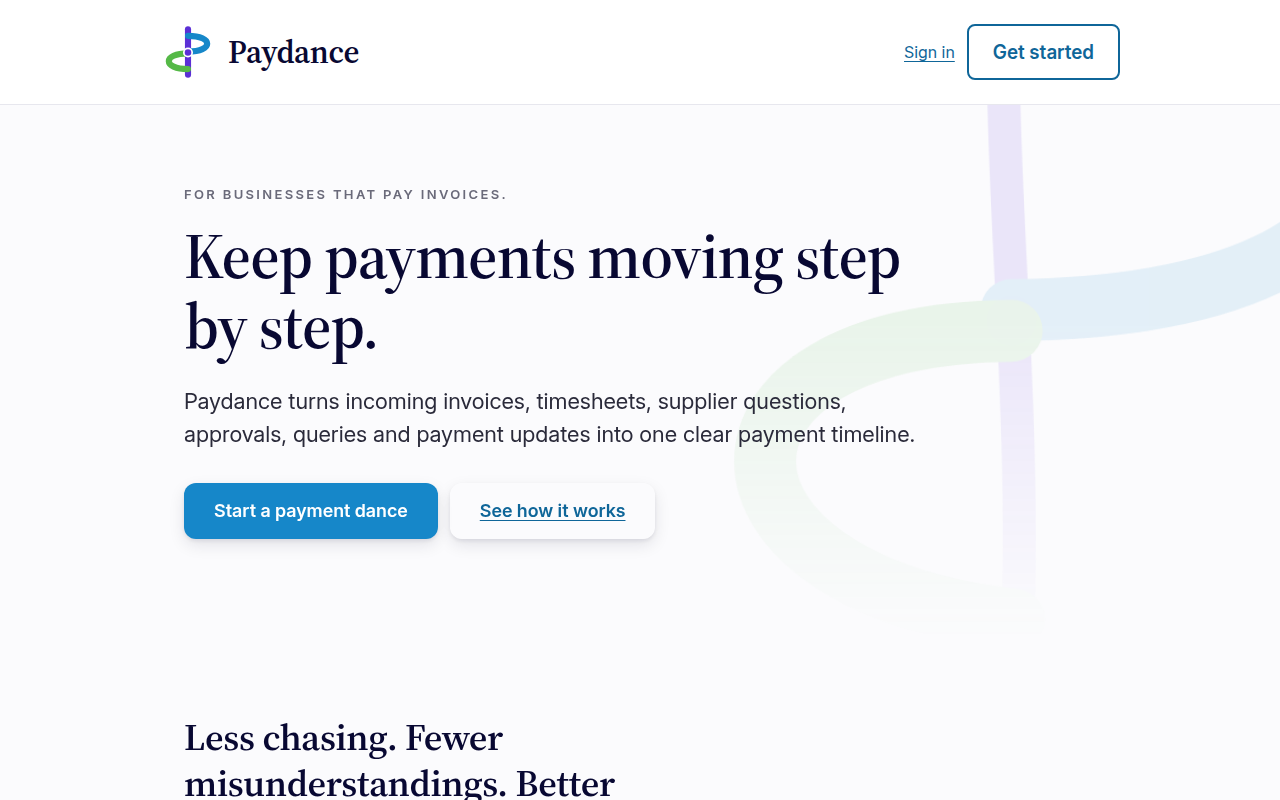 Paydance — keep payments moving step by step