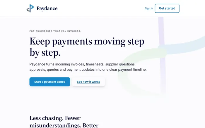 Paydance - keep payments moving step by step